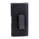 Wholesale Galaxy Note 5 Horizontal Arc Style 360 Belt Clip Pouch (Black)